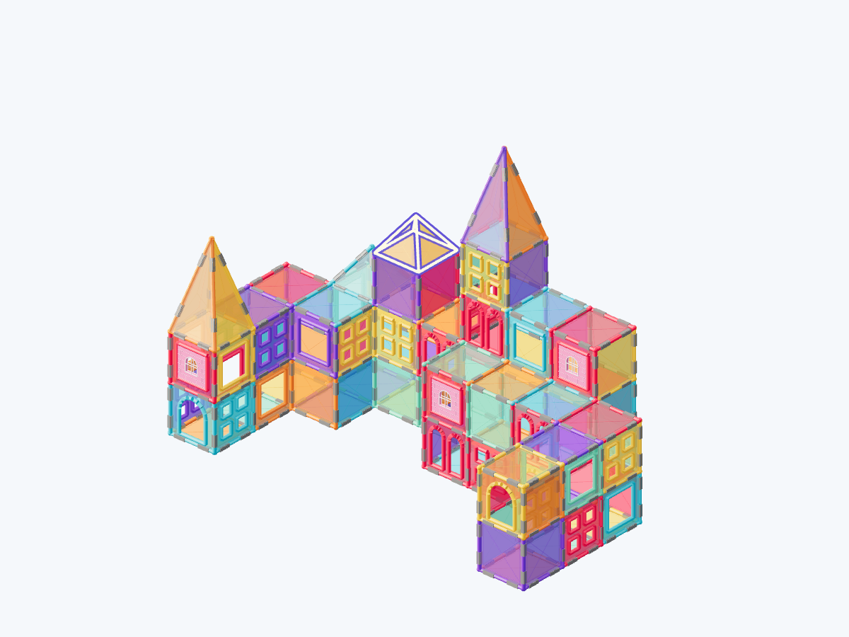 17. Place colorful small spire 2