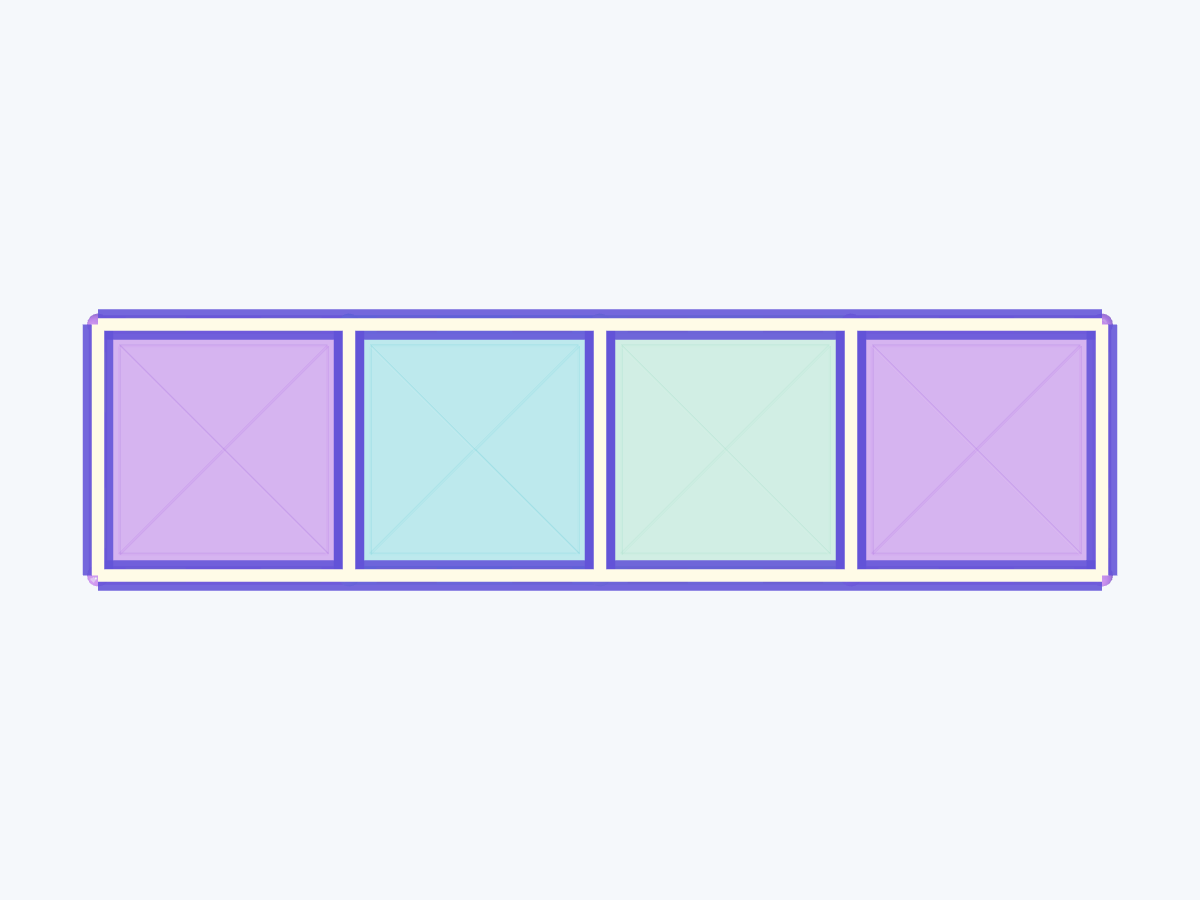 1. Lay out the four-tile foundation