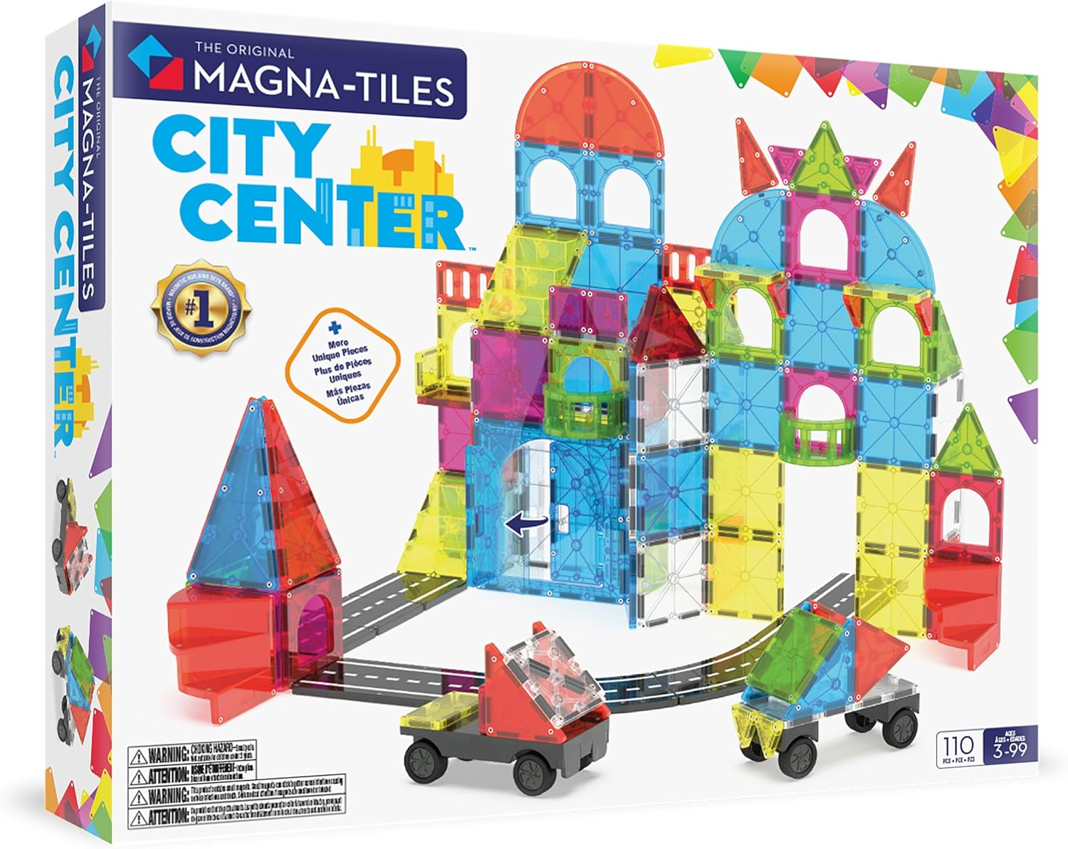MAGNA-TILES 城市中心 110 片套装商品图